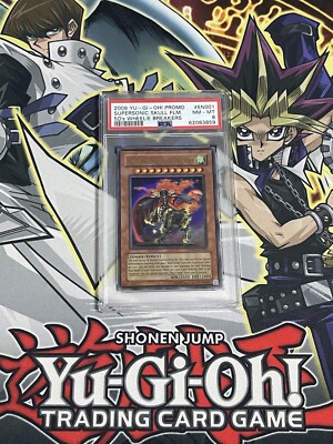 2009 Yu-Gi-Oh! Supersonic Skull Flame Promo 5D'S Wheelie Breakers PSA 8-image