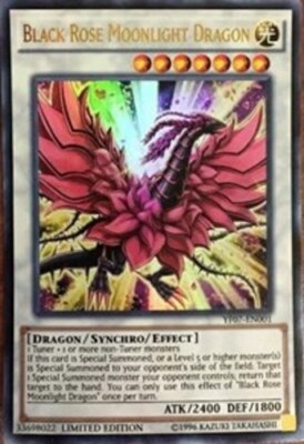 Black Rose Moonlight Dragon - YF07-EN001 - Ultra Rare - Limited Edition x1 - Nea-image