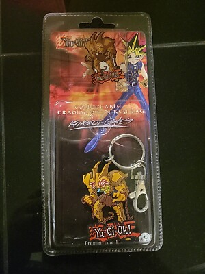 2002 Yugioh Yu-Gi-Oh! Exodia Collectable Trading Pin & Keychain Tag Sealed NEW-image