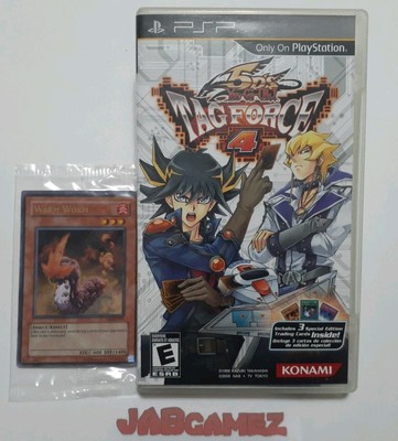 Yu-Gi-Oh 5D's Tag Force 4 (Sony PSP, 2009)CIB WITH SEALED PROMO CARDS!-image