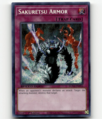 Yugioh Sakuretsu Armor (Secret Rare) - Speed Duel GX: Midterm Destruction-image