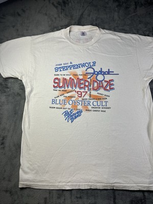 1997 Summer Daze Vintage T Shirt XL Foghat Blue Oyster Cult Godzilla Steppenwolf-image