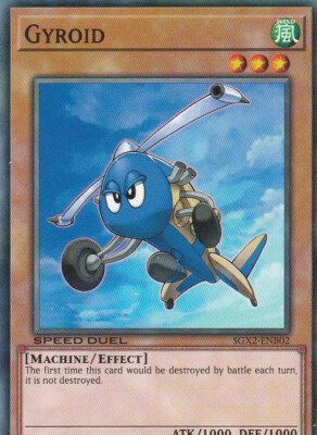 YUGIOH CARD GYROID SGX2-ENB02 1ST EDITION-image