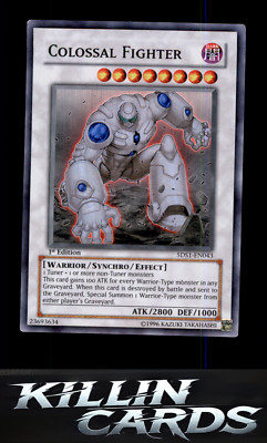 Colossal Fighter (SR) 5DS1-EN043 Super Rare 5D's 2008 Starter Deck YuGiOh Card D-image
