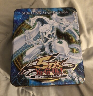 Yugioh 5DS Shooting Star Dragon Empty Card Collectible Tin-image
