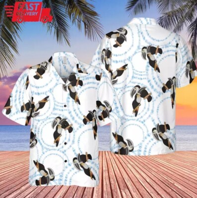Brad Pit Hawaiian Shirt, Tyler Durden Fight Club Toucan Bird Costume S-6XL-image