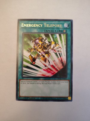Yugioh Emergency Teleport TDGS-EN053 - 1st Edition - Ultra Rare - LP-image
