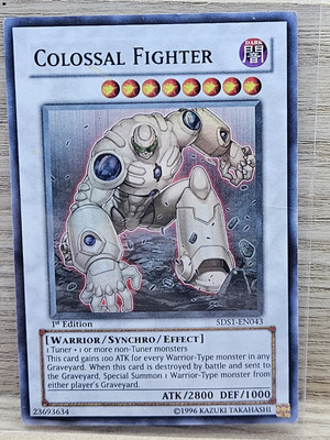 Colossal Fighter Super Rare Holo 5DS1-EN043 Unlimited Yugioh Card TCG (22)-image