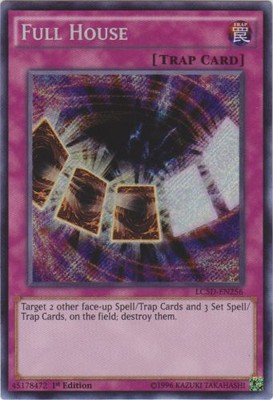 Yugioh! Full House - LC5D-EN256 - Secret Rare - 1st Edition Near Mint, English-image
