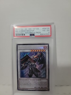 2014 Yu-Gi-Oh! Blackwing Armor Master LC5D-EN132 Secret Rare PSA 4 VG-EX 1ST EDI-image