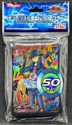 YuGiOh Sleeves 5Ds Duelist Card Protector Yusei Fudo 50pcs-image