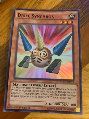 Drill Synchron LC5D-EN015 1st Edition Super Rare VLP + BONUS-image
