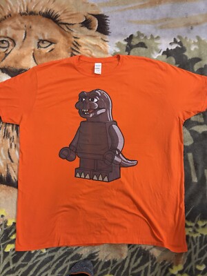 New Son of Godzilla T Shirt Sz 2XL Adult Men’s Lego Minilla 1974 Retro Godzilla-image