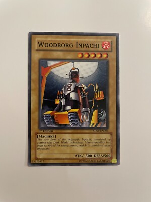 Yu-Gi-Oh! TCG Woodborg Inpachi Yu-Gi-Oh! 5D's 5DS1-EN006 1st Edition Common-image