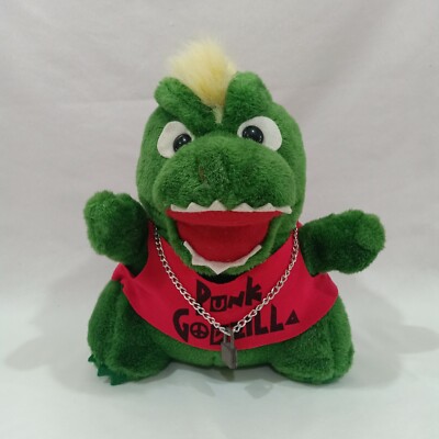 Punk Godzilla Vintage Plush Toy Chunky XL 11