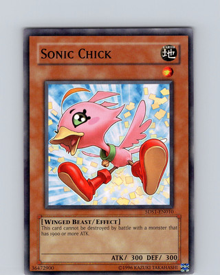 Yu-Gi-Oh TCG Sonic Chick 5DS1-EN010 Unlimited Regular Common Card LP-NM-image