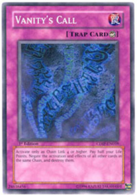 Vanity's Call - CDIP-EN059 - Common - 1st Edition HP YuGiOh!  Booster Set Cards -image