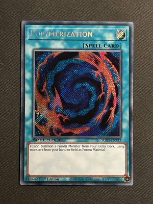 Polymerization (A) (Secret Rare) SGX1-ENA12 Speed Duel GX: Duel Academy Box 1st-image