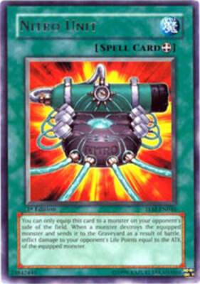 Nitro Unit - TLM-EN046 - Rare - 1st Edition NM YuGiOh!  Booster Set Cards (GX)-image