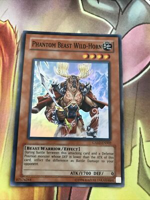 GX02 EN002 YuGiOh Card - Phantom Beast Wild-Horn Super Rare-image