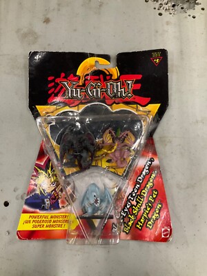 YUGIOH Blue Eyes toon dragon,Black Skull dragon & Harpies Pet dragon set of 3-image