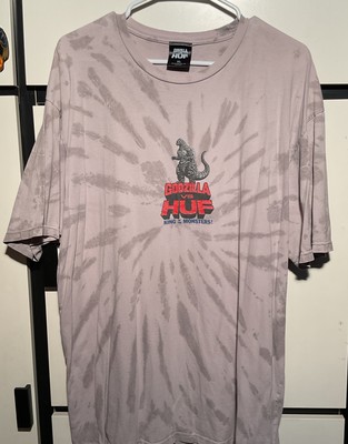 Huf XL T Shirt GODZILLA VS HUF King Of The Monsters -image