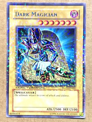 yugioh 5D's Duel Terminal 1 Parallel Rare Dark Magician DT01-EN002 NEAR MINT-image