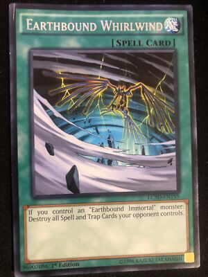 Yu-Gi-Oh! TCG Earthbound Whirlwind LC5D-EN155 Rare 1st Edition-image