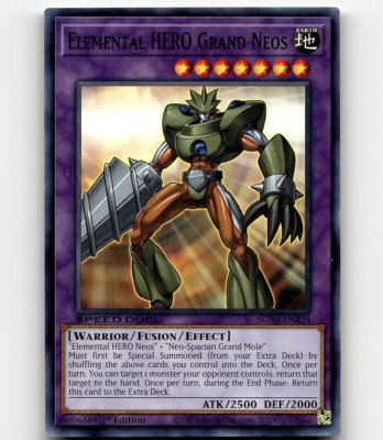 Yugioh Elemental HERO Grand Neos - Speed Duel GX: Midterm Destruction-image