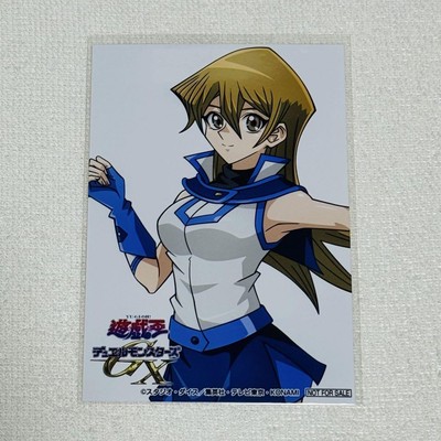 Yu-Gi-Oh GX Tensen Asuka Large Bromide Photo Unused Duel Monsters Promo Card-image