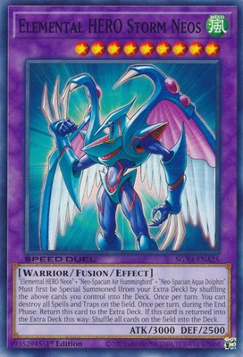 Speed Duel GX: Midterm Destruction #SGX4-ENA25 Elemental HERO Storm Neos-image