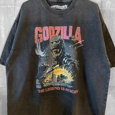 Godzilla Movie Anime Toho Kaiju Band Short Sleeve T-Shirt 1.0 Evangelion-image
