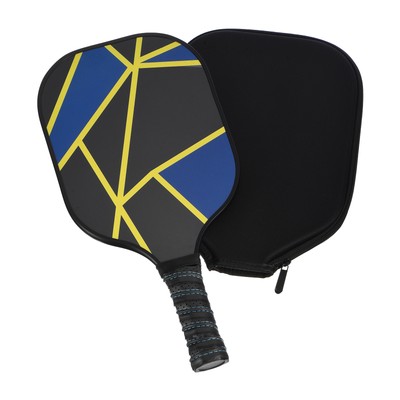 Graphite Pickleball Paddle Carbon Fiber Polymer Single Racket 4.72In Grip-image