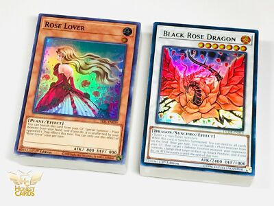 Yugioh 5D's! Complete Akiza Deck! Lord Poison + Black Rose Drago **HOT** + Bonus-image