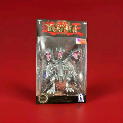 E1 Phatmojo Action Figure LE Yu-Gi-Oh! Exclusive Card Blue Eyes Ultimate Dragon-image