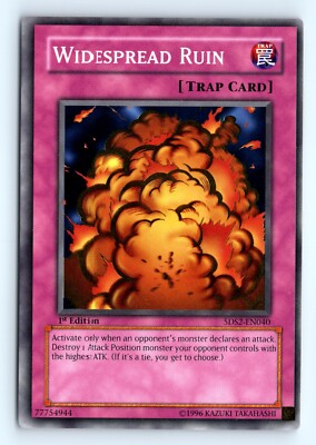 Yu-Gi-Uh Widespread Ruin #5DS2-EN040 5D's Starter Deck 2009 tcg LP-image
