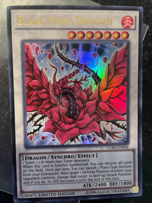 Yu Gi Oh’Black Rose Dragon’ LC05-EN004 Limited Edition-image