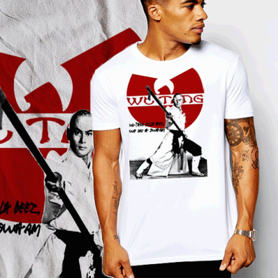 Kung Fu t-shirt retro Karate shaolin martial arts buddha monk Deadly style S-2XL-image