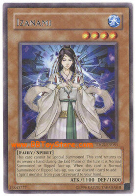 3 x Yu-Gi-Oh Card - TDGS-EN083 - IZANAMI (rare) - NM-image