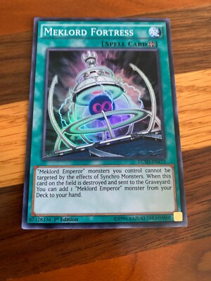 Meklord Fortress LC5D-EN173 1st Edition Super Rare NM + BONUS-image