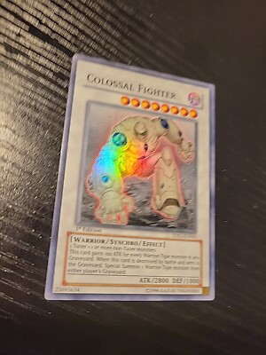 Colossal Fighter 5DS1-EN043 - 1st Edition SUPER Rare - NM-image