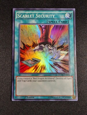 Yugioh - Scarlet Security LC5D-EN076 1st Edition Super Rare NM-image