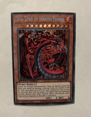 Uria, Lord of Searing Flames SGX3-ENG01 Speed Duel GX: Duelists of Shadows...-image