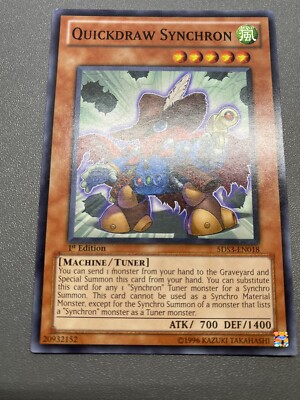 Yu-Gi-Oh! Quickdraw Synchron Common 1st Edition 5DS3-EN018 HP-image