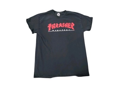 Thrasher Magazine GODZILLA LOGO Skateboard T Shirt BLACK Adult Small-image