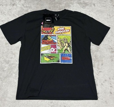 Godzilla T-Shirt Black Size L Lightweight Unused Collectible Merchandise-image