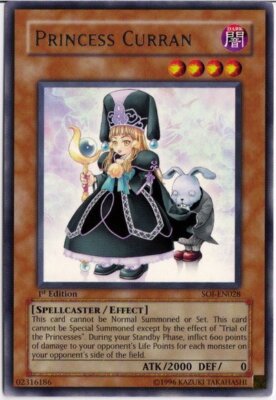 Princess Curran - SOI-EN028 - Rare - 1st Edition NM YuGiOh!  Booster Set Cards (-image
