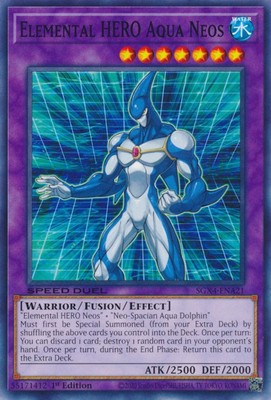 Speed Duel GX: Midterm Destruction #SGX4-ENA21 Elemental HERO Aqua Neos-image