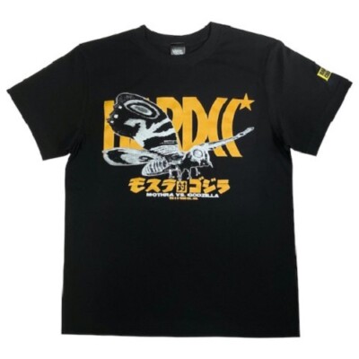 Mothra vs Godzilla Mothra T-shirt Black HARDCC Japan limited New-image