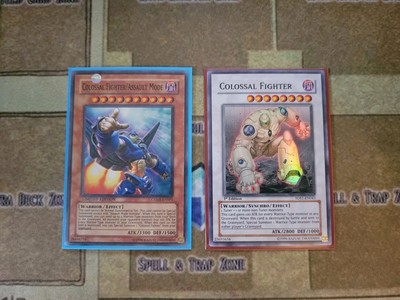 YUGIOH COLOSSAL FIGHTER 5DS1-EN043 SUPER 1ST + ASSAULT MODE CRMS LIMITED ED NM-image